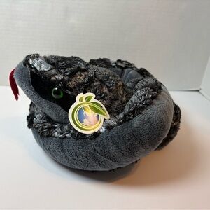 Wild Republic Metal Heads plush snake 54” shimmering metallic silver NWT